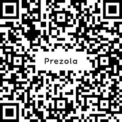 QR code linking to Hamish & Jo's Prezola gift list